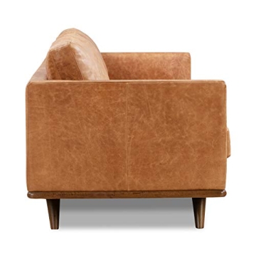 Elegant Chesterfield Sofa in Full-Grain Leather - Nolita 85"