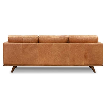 Elegant Chesterfield Sofa in Full-Grain Leather - Nolita 85"