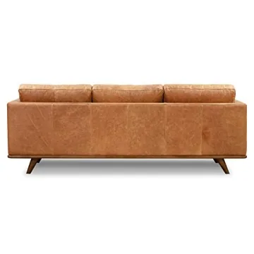 Elegant Chesterfield Sofa in Full-Grain Leather - Nolita 85"