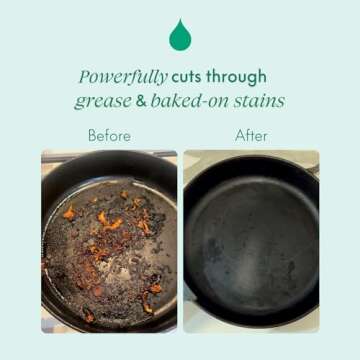 Safely Liquid Dish Soap - Removes Tough Stains and Baked-on Messes, Cuts Grease - Biodegradable Formula -Safe for Baby Bottles - 16 Fl Oz - Pack of 6, 96 Fl Oz in Total