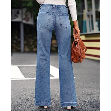 GRAPENT Women's Stretchy Bootcut Bell Bottom Jeans