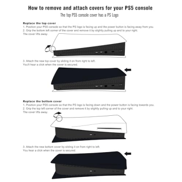 Joso PS5 Faceplate - Durable, Stylish Replacement Cover for PS5 Console