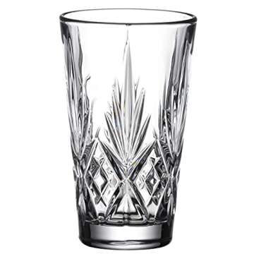 Godinger Cocktail Shaker, Martini Shaker, Boston Shaker, Stainless Cup and Crystal Glass to Mix Drinks Cocktails - Dublin Collection