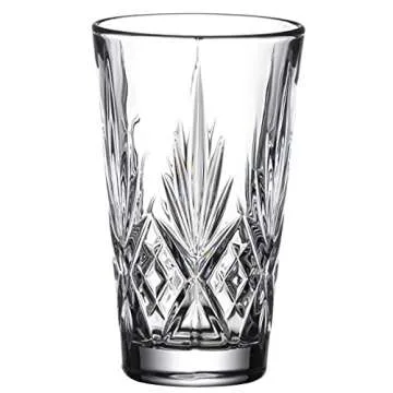 Godinger Cocktail Shaker, Martini Shaker, Boston Shaker, Stainless Cup and Crystal Glass to Mix Drinks Cocktails - Dublin Collection