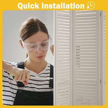 Bi-fold Door Hardware Repair Kit - 4 Pack Closet Door Hardware Set for 24 36 72 inch Track Folding Doors Accordian Pantry Hardware Replacement Parts Include Tops & Bottom Pivots, Bracket & Guide Wheel