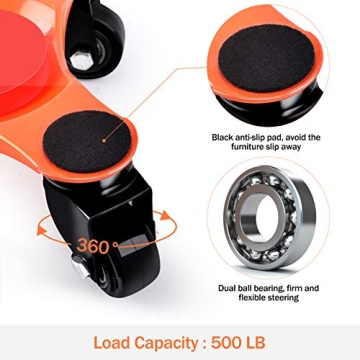 SPACEKEEPER Dollies for Easy Moving of Heavy Furniture