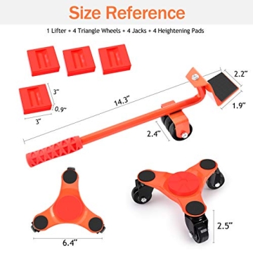 SPACEKEEPER Dollies for Easy Moving of Heavy Furniture