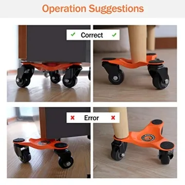 SPACEKEEPER Dollies for Easy Moving of Heavy Furniture