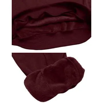 HOTOUCH Women's Fleece Line Track Suit 2 Piece Sweatsuit Set Long Sleeve Sweatpants Set Sherpa Warm Up Suits