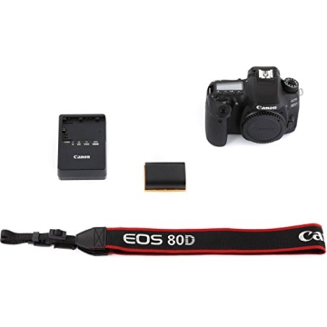Canon EOS 80D Digital SLR Camera Bundle with Accessory Kit