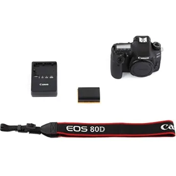 Canon EOS 80D Digital SLR Camera Bundle with Accessory Kit