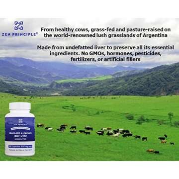 Zen Principle Beef Liver Capsules - Natural Energy Booster