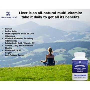 Zen Principle Beef Liver Capsules - Natural Energy Booster
