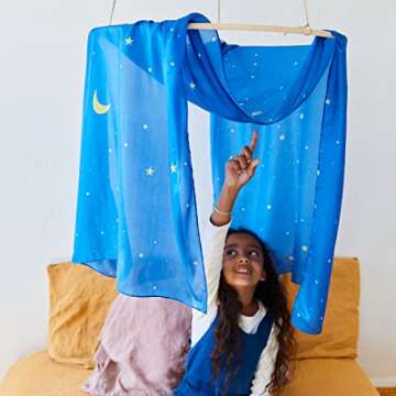 Sarah's Silks Giant Playsilk | 100% Silk Toy for Toddlers | Bright Colored Large Scarves for Fort Bu...