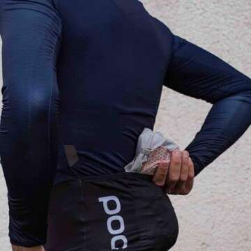 Poc Essential Road Long-Sleeve Jersey for Men - Turmaline Navy
