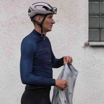 Poc Essential Road Long-Sleeve Jersey for Men - Turmaline Navy