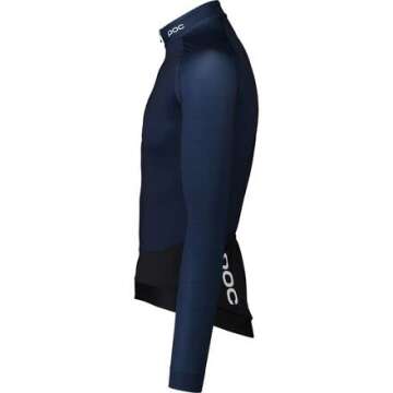 Poc Essential Road Long-Sleeve Jersey for Men - Turmaline Navy