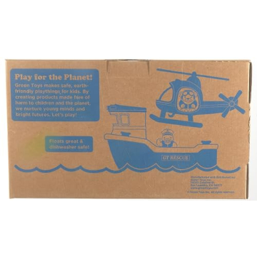 Green Toys Rescue Boat and Helicopter - Safe and Fun