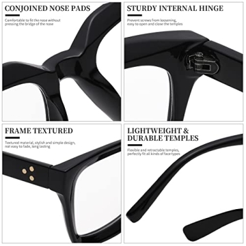 Stylish COASION Non-prescription Eyeglasses for Women