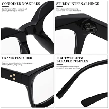 Stylish COASION Non-prescription Eyeglasses for Women