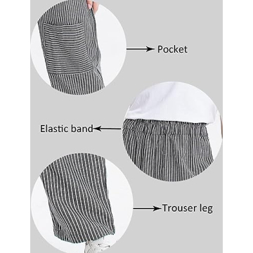 Wide Leg Harem Pants for Women - Casual Cotton Linen Style