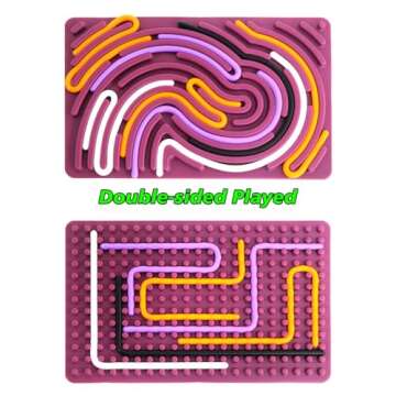 Sensory Activity Board - Fun Travel Fidget Toy for Kids