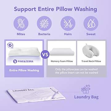 Ergonomic Cervical Air Tube Neck Pillow for Pain Relief