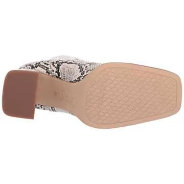 Circus NY by Sam Edelman Women's Polly Ankle Boot Ivory Snake Print 8.5