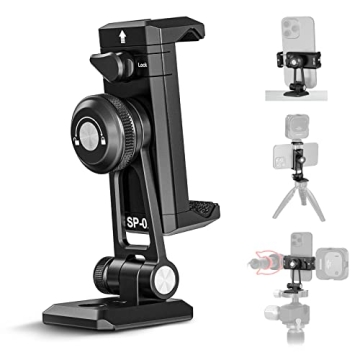 NEEWER Metal Phone Tripod Mount Adapter - Perfect for Phones