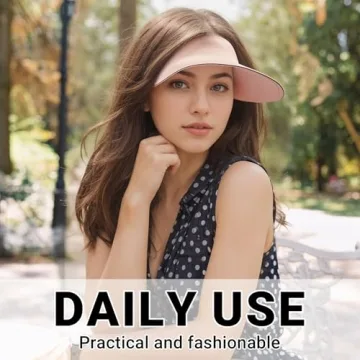 Sukeen Wide Brim Sun Visor Hat for Women - UPF50+ Protection