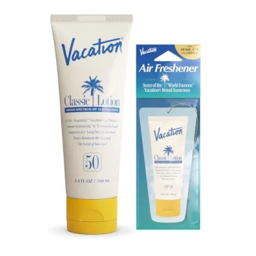 Vacation Classic SPF 50 Sunscreen & Air Freshener Bundle - Tropical Scent