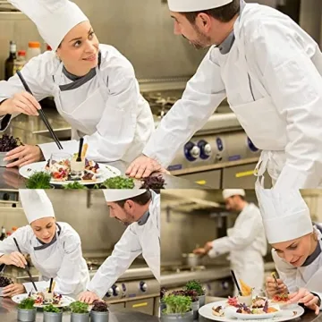 Tangoowal 12-Inch Stainless Steel Cooking Tweezers for Precision