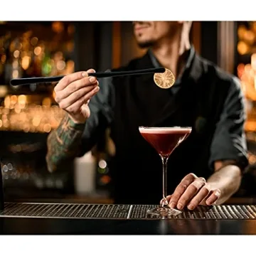 Tangoowal 12-Inch Stainless Steel Cooking Tweezers for Precision