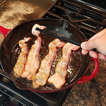 Tangoowal 12-Inch Stainless Steel Cooking Tweezers for Precision