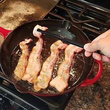 Tangoowal 12-Inch Stainless Steel Cooking Tweezers for Precision