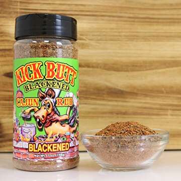Kick Butt Gourmet Cajun Seasoning Spice for Grilling