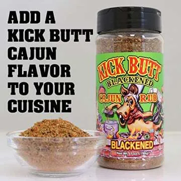 Kick Butt Gourmet Cajun Seasoning Spice for Grilling