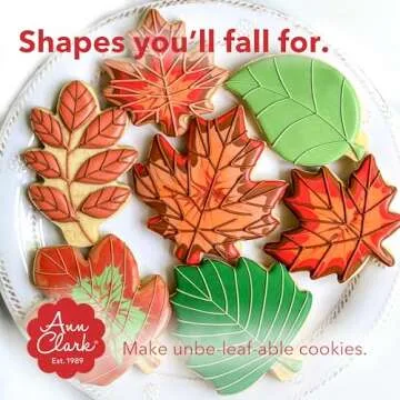 Fall Leaves Cookie Cutters Set 7-Pc. by Ann Clark USA