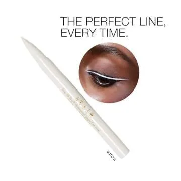 Stila Waterproof Liquid Eye Liner, Stay All Day Makeup with Fine Brush Tip Lasting Satin Finish, Smu...