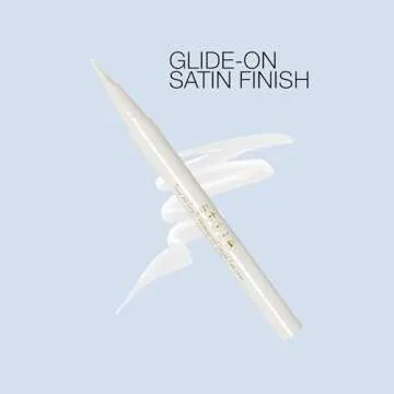 Stila Waterproof Liquid Eye Liner, Stay All Day Makeup with Fine Brush Tip Lasting Satin Finish, Smudge-Proof & Transfer-Resistant