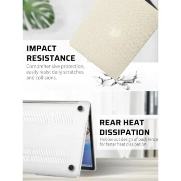 Seorsok Stylish MacBook Air 13 Inch Case for 2022 2021 2020