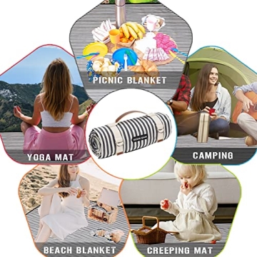 G GOOD GAIN Waterproof Picnic Blanket - Portable & Versatile