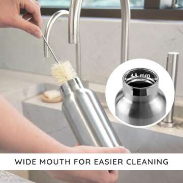 Bambaw 16 oz Insulated Stainless Steel Water Bottle