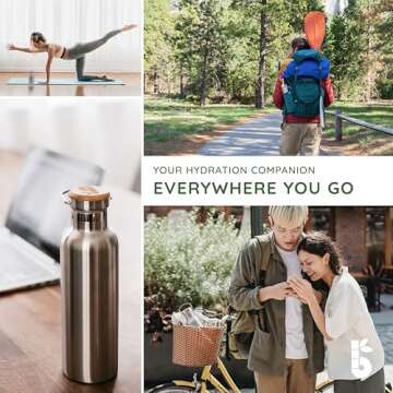 Bambaw 16 oz Insulated Stainless Steel Water Bottle