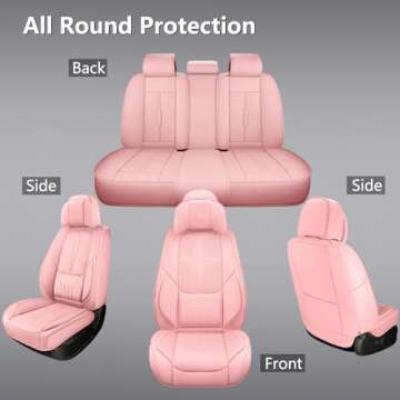 Vibrant Barbie Pink Car Seat Covers for All Vehicles