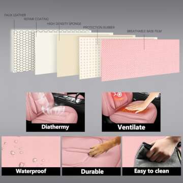 Vibrant Barbie Pink Car Seat Covers for All Vehicles