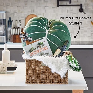 Philodendron Gloriosum Green Leaf Decorative Throw Pillow