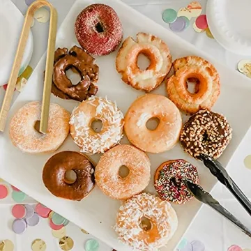 LUTER 20pcs Wooden Tongs for Elegant Serving Solutions