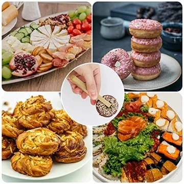 LUTER 20pcs Wooden Tongs for Elegant Serving Solutions