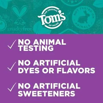 Tom's of Maine Whole Care Natural Toothpaste Fluoride 3-Pack